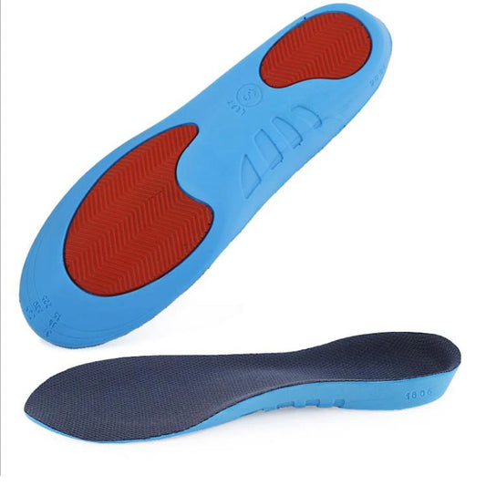 New Arrival Feet Cart Pain Relief Shock Absorption Comfortable PU Insole Arch Support Flat Feet Sports Insoles